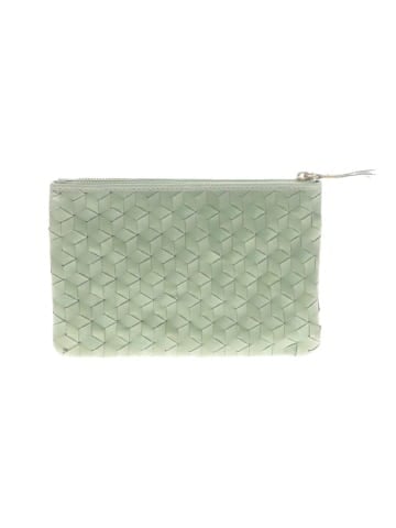 Madewell The Leather Pouch Clutch: Woven Edition (view 1)