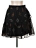 Madewell 100% Polyester Hearts Black Casual Skirt Size XS - photo 1