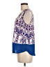 Just Fab 100% Polyester Blue Sleeveless Blouse Size M - photo 5