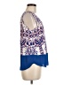 Just Fab 100% Polyester Blue Sleeveless Blouse Size M - photo 4