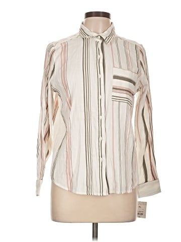 Liz Claiborne Long Sleeve Button-Down Shirt (view 1)