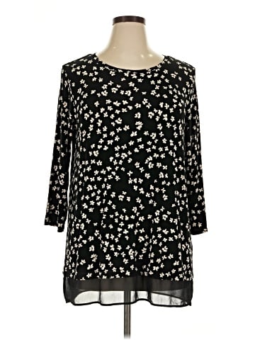 Coldwater Creek 3/4 Sleeve Blouse (view 1)