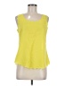Mine 100% Polyester Yellow Sleeveless Blouse Size M - photo 1