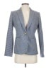J.Crew Houndstooth Blue Wool Blazer Size 2 - photo 1