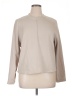 MNG Tan Long Sleeve Blouse Size L - photo 1