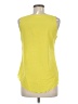 Mine 100% Polyester Yellow Sleeveless Blouse Size M - photo 2