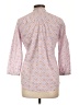 One September Pink 3/4 Sleeve Blouse Size L - photo 2