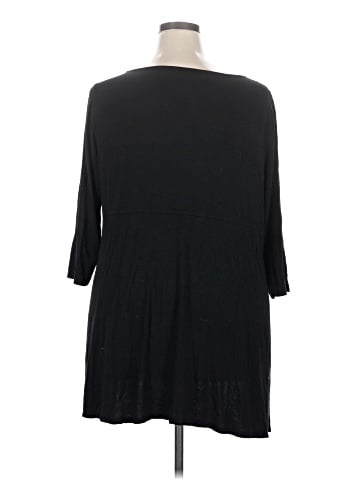 Joan Vass 3/4 Sleeve T-Shirt (view 2)