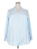 Foxcroft Blue 3/4 Sleeve Blouse Size 18 - photo 1