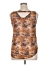 Bobeau Brown Sleeveless Blouse Size L - photo 2