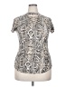 No Boundaries Silver Short Sleeve Top Size XXL - photo 1