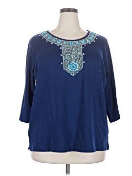 Quacker Factory 3/4 Sleeve Top