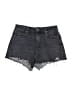 Paige Black Denim Shorts Size 26 waist - photo 1
