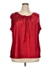 JM Collection Red Sleeveless Blouse Size 24w - photo 1
