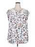 Daniel Rainn 100% Polyester White Sleeveless Blouse Size 2X - photo 1