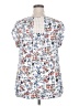 Daniel Rainn 100% Polyester White Sleeveless Blouse Size 2X - photo 2