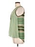 E&M Collection 100% Polyester Green Sleeveless Blouse Size L - photo 5