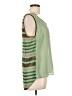 E&M Collection 100% Polyester Green Sleeveless Blouse Size L - photo 4