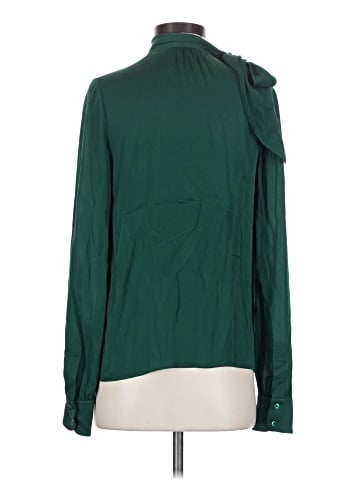 Rachel Zoe Long Sleeve Silk Top (view 2)