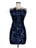 B. Darlin 100% Polyester Blue Cocktail Dress Size 7 - 8 - photo 1