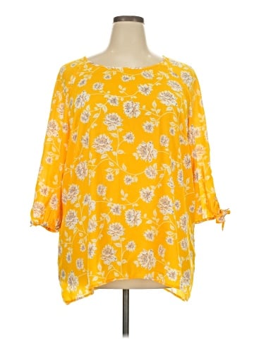 Mix by 41 Hawthorn 3/4 Sleeve Blouse (view 1)