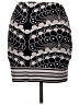 Max Studio Graphic Black Casual Skirt Size L - photo 2