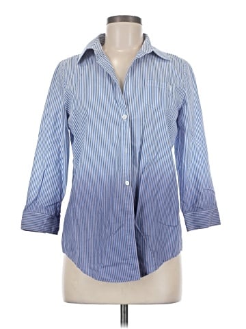 Elizabeth and James 3/4 Sleeve Button-Down Shirt (view 1)