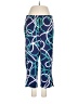 Cuddl Duds Print Blue Casual Pants Size M - photo 1