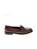Faconnable 100% Leather Brown Flats Size 11 - photo 1