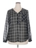Merona Gray Long Sleeve Blouse Size XXL - photo 1