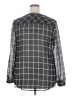 Merona Gray Long Sleeve Blouse Size XXL - photo 2