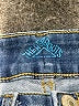 Thereabouts 100% Polyester Blue Denim Shorts Size 10 - photo 3