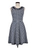 Pixley Polka Dots Blue Casual Dress Size M - photo 1