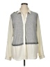 CALVIN KLEIN JEANS 100% Polyester Color Block Gray Long Sleeve Blouse Size XL - photo 1