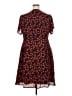 City Chic 100% Polyester Print Red Casual Dress Size 18 Plus (M) - photo 2