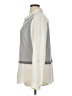 CALVIN KLEIN JEANS 100% Polyester Color Block Gray Long Sleeve Blouse Size XL - photo 5