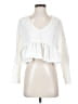 Altar'd State White Long Sleeve Blouse Size S - photo 1