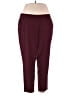 Nine West Solid Burgundy Casual Pants Size XXL - photo 1