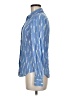 J.Crew 100% Cotton Print Blue Long Sleeve Button-Down Shirt Size 6 - photo 5