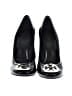 Tory Burch 100% Leather Black Wedges Size 6 1/2 - photo 2