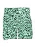 Fabletics Animal Print Green Athletic Shorts Size L - photo 1