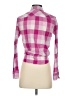Sandra Ingrish 100% Cotton Plaid Pink Long Sleeve Blouse Size S - photo 2