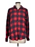 American Eagle Outfitters Plaid Red Long Sleeve Button-Down Shirt Size M - photo 1
