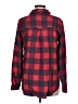American Eagle Outfitters Plaid Red Long Sleeve Button-Down Shirt Size M - photo 2