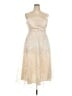 Assorted Brands 100% Polyester Metallic Ivory Cocktail Dress Size 3X - photo 1