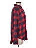 American Eagle Outfitters Plaid Red Long Sleeve Button-Down Shirt Size M - photo 4