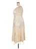 Assorted Brands 100% Polyester Metallic Ivory Cocktail Dress Size 3X - photo 5