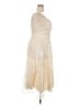Assorted Brands 100% Polyester Metallic Ivory Cocktail Dress Size 3X - photo 4