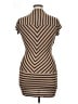 MNG by Mango Stripes Tan Casual Dress Size XL - photo 2