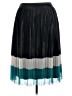 Camaieu Color Block Teal Casual Skirt Size XXL (estimated) - photo 2